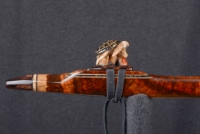 Amboyna Burl Native American Flute, Minor, Mid B-4, #T5K (2)